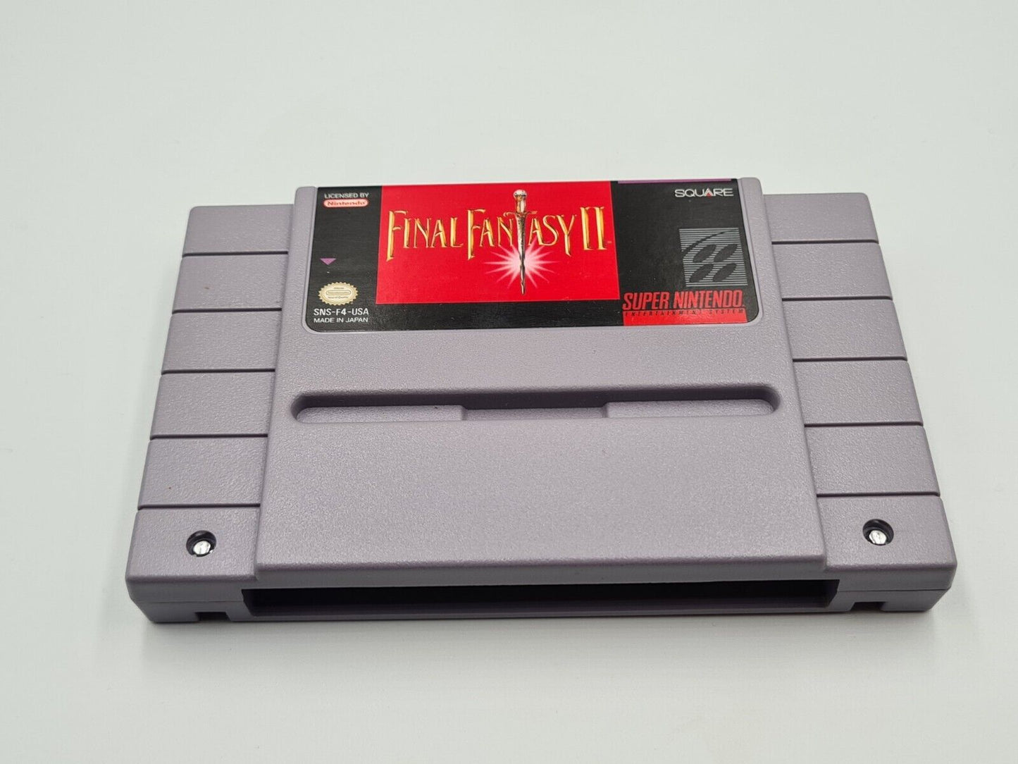 SNES Super Nintendo Final Fantasy II mit OVP und Anleitung + Karte NTSC-USA - T-Retro-Games