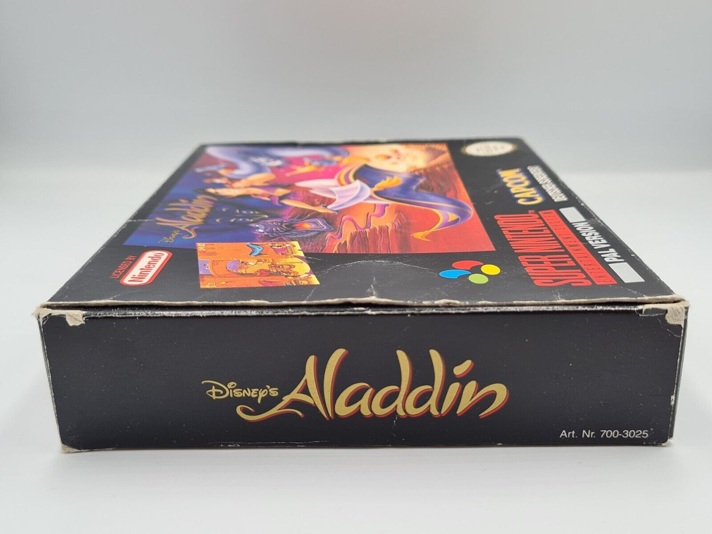SNES Super Nintendo Disney's Aladdin mit OVP und Anleitung NOE/SFRG - T-Retro-Games