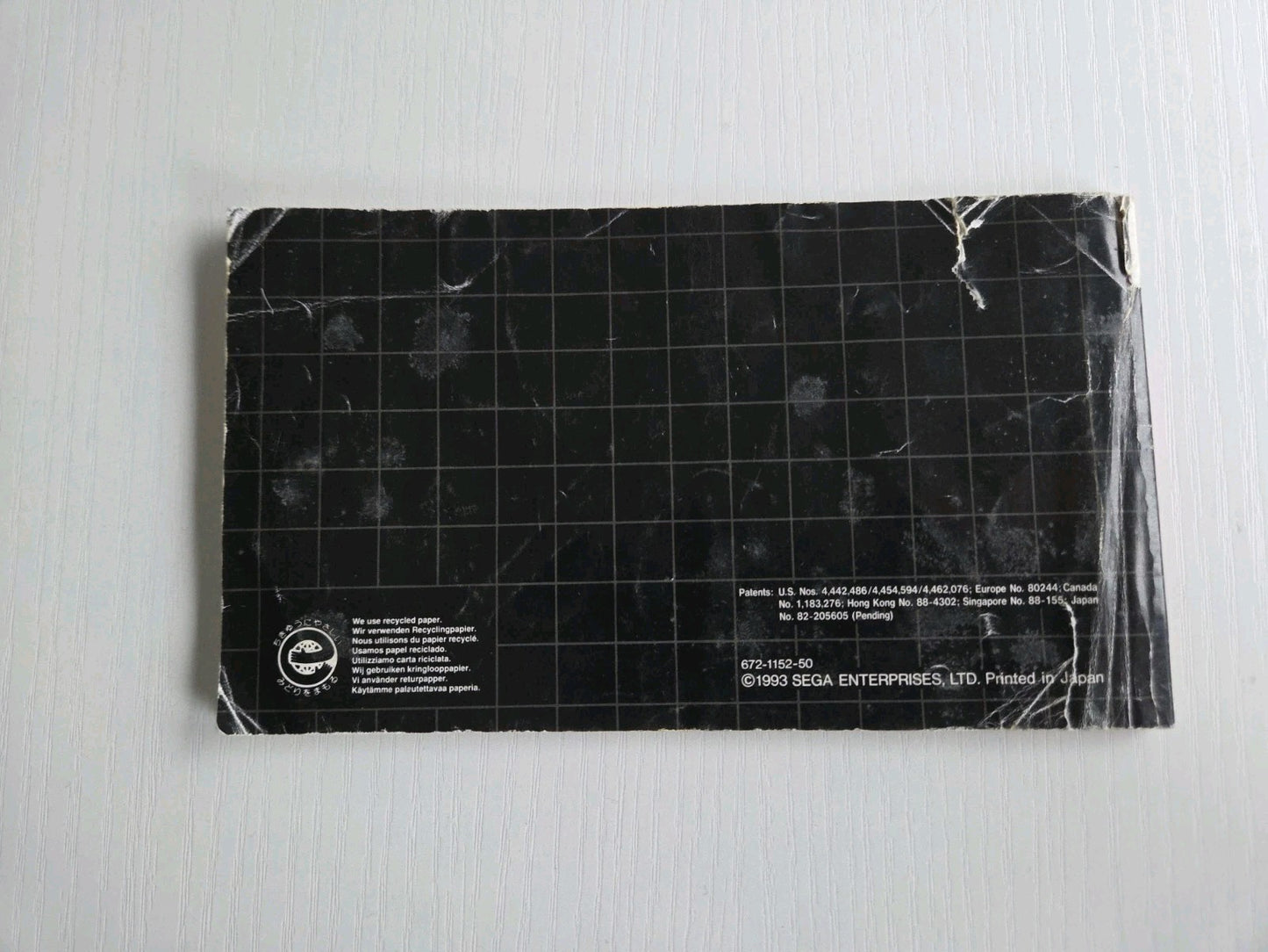 Sega Mega Drive Cyborg Justice Instruction Booklet Spielanleitung