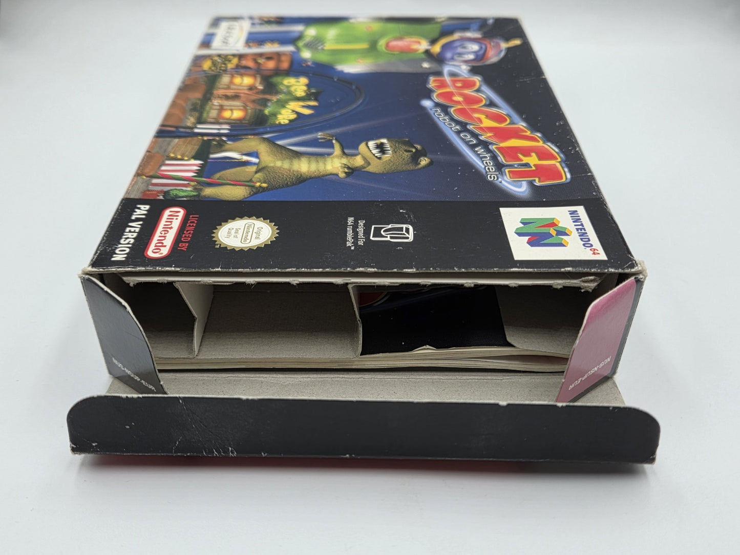N64 Nintendo 64 Rocket Robot On Wheels mit OVP und Anleitung EUR