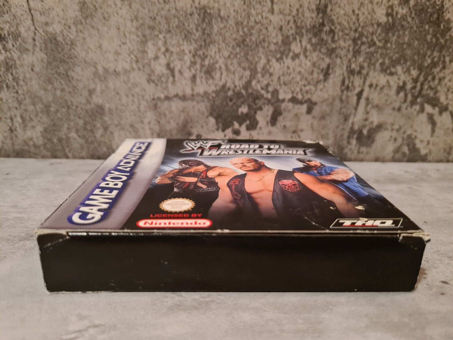Nintendo Gameboy Advance WWF Road to Wrestlemania mit OVP und Anleitung EUR - T-Retro-Games