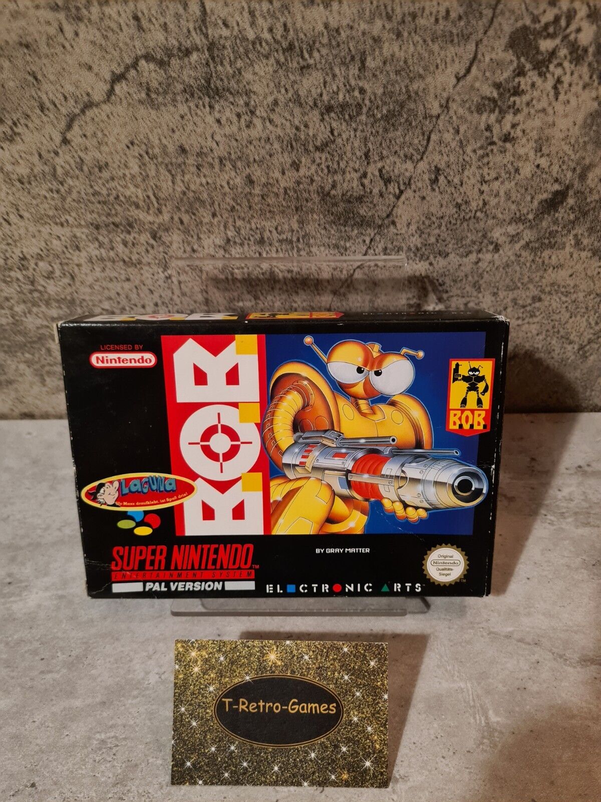 SNES Super Nintendo B.O.B. mit OVP und Anleitung NOE - T-Retro-Games