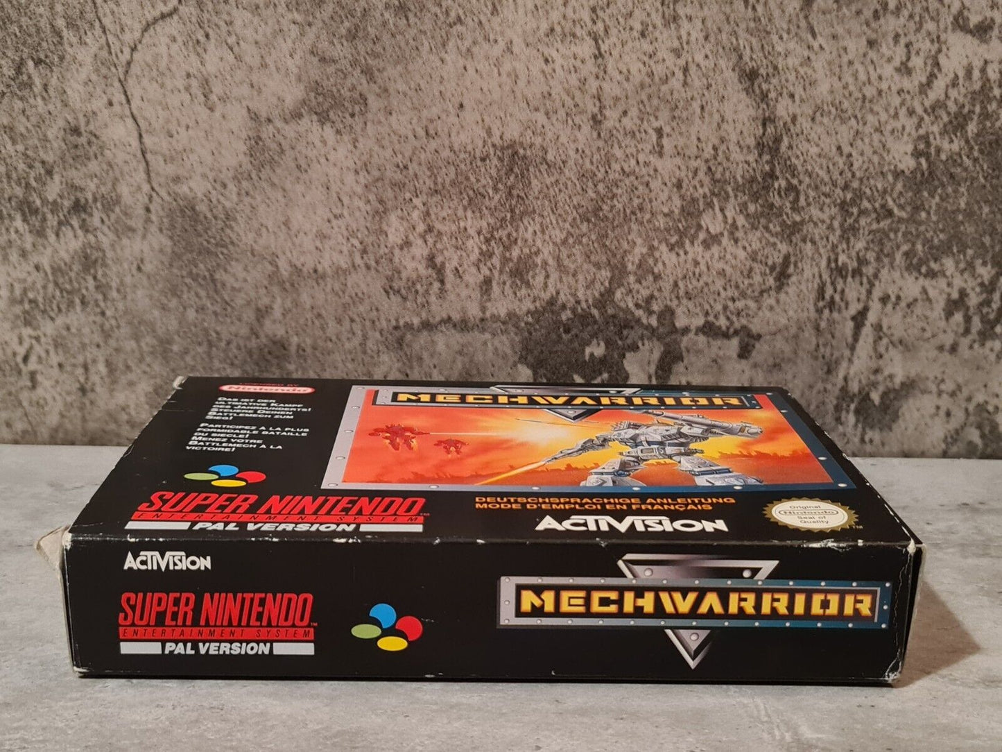 SNES Super Nintendo Mechwarrior mit OVP und Anleitung FRG/SFRG - T-Retro-Games