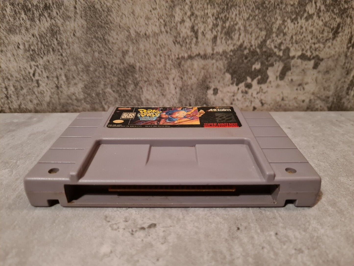 SNES Super Nintendo Porky Pig's Haunted Holiday NTSC USA Modul - T-Retro-Games