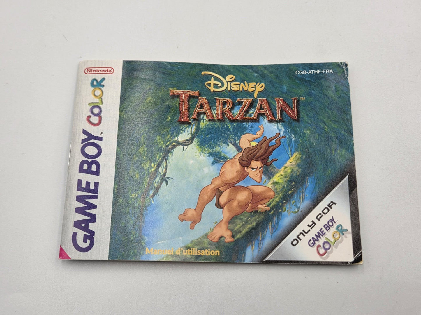 Nintendo Game Boy Color Disney Tarzan mit OVP und Anleitung FRA