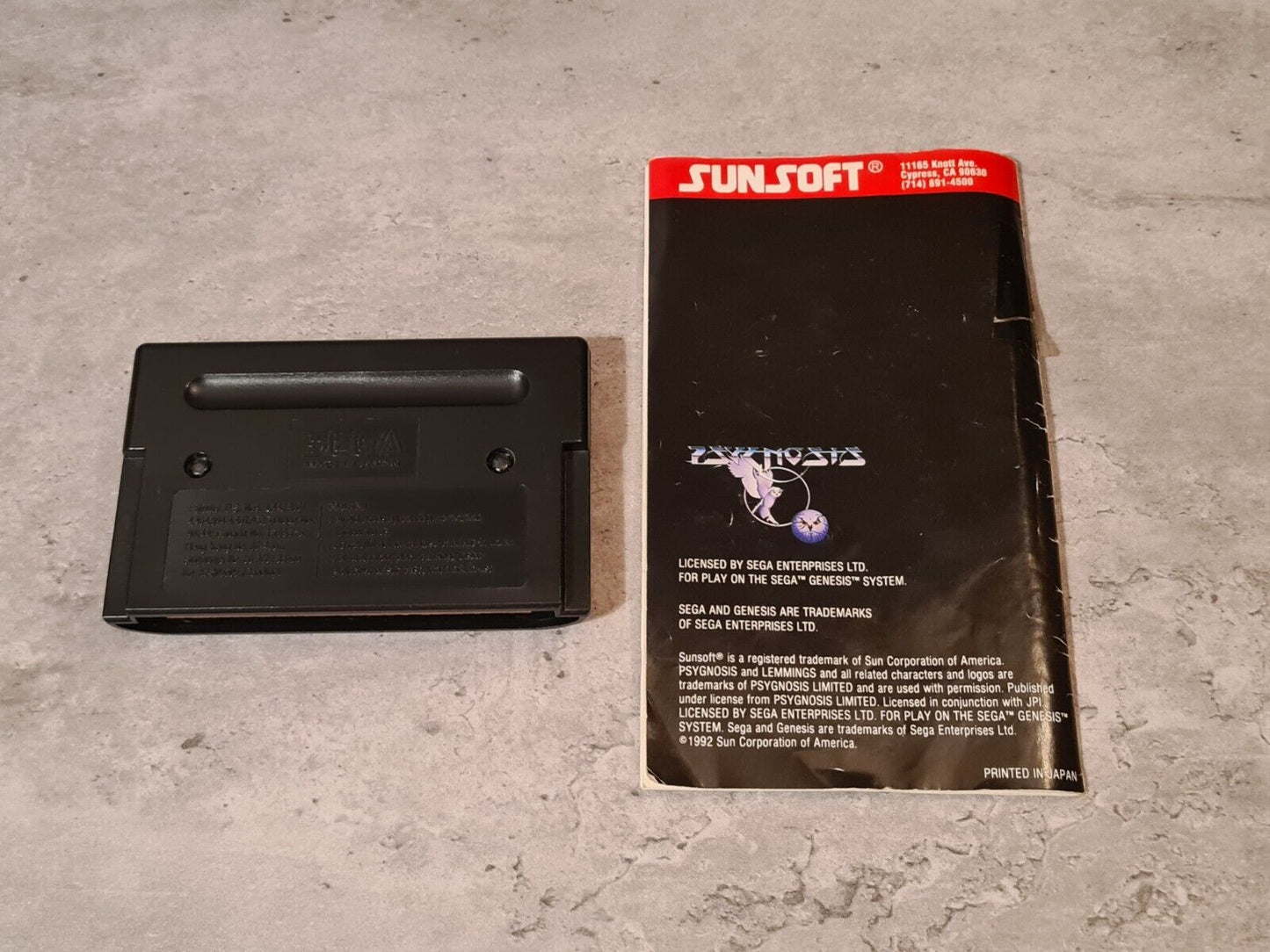 Sega Genesis Lemmings mit OVP und Anleitung USA - T-Retro-Games