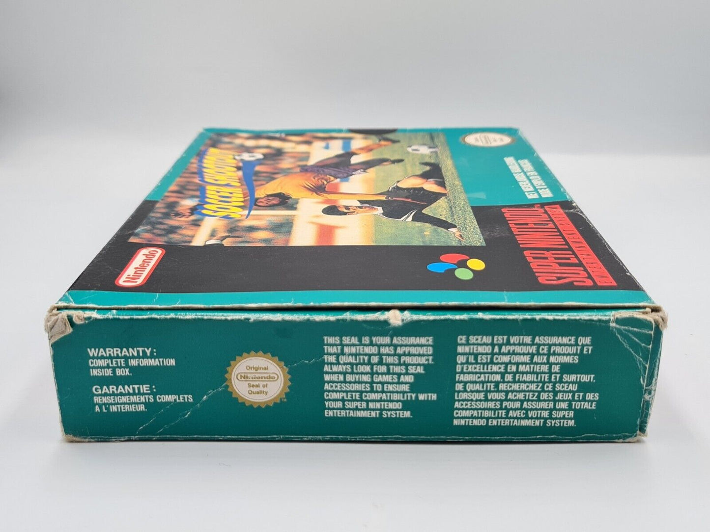SNES Super Nintendo Soccer Shootout mit OVP und Anleitung FAH - T-Retro-Games