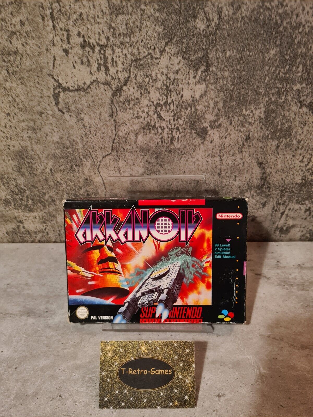 SNES Super Nintendo Akkanoiv mit OVP und Anleitung NOE - T-Retro-Games