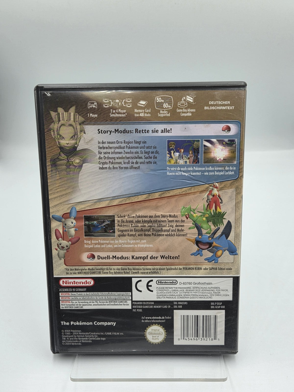 Nintendo GameCube Pokemon Colosseum mit OVP und Anleitung NOE