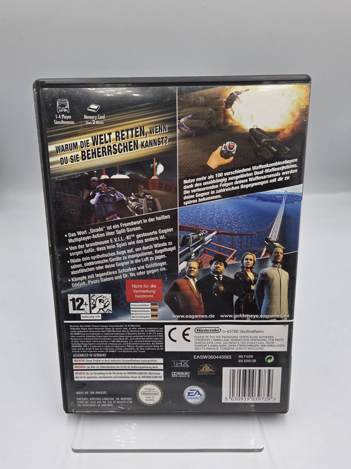 Nintendo GameCube GoldenEye Rogue Agent mit OVP EUR 2 Discs