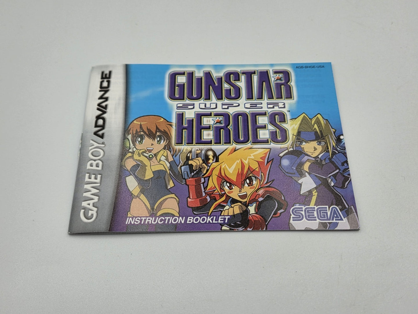 Nintendo Game Boy Advance Gunstar Super Heroes mit OVP und Anleitung USA