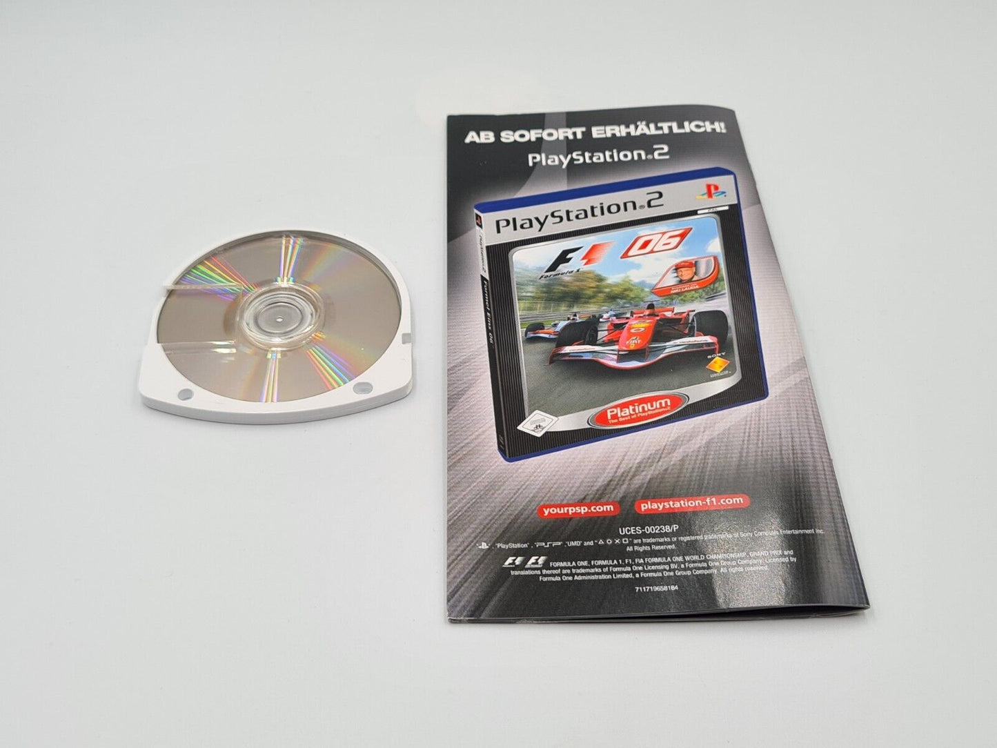 Sony PSP Spiel F1 Formula 1 06 mit OVP und Anleitung Deutsch - T-Retro-Games