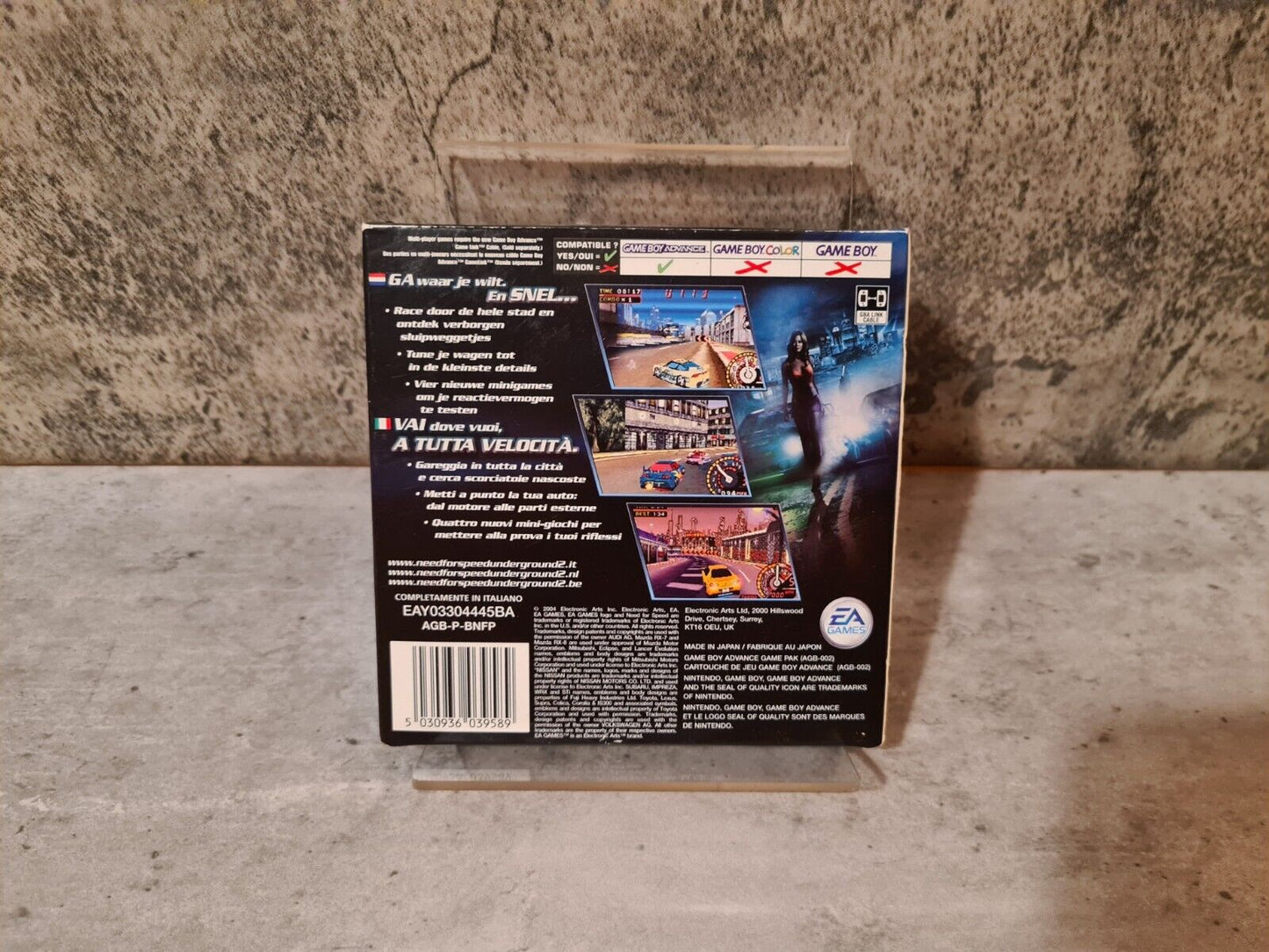 Nintendo Gameboy Advance Need for Speed Underground 2 mit OVP und Anleitung EUR - T-Retro-Games