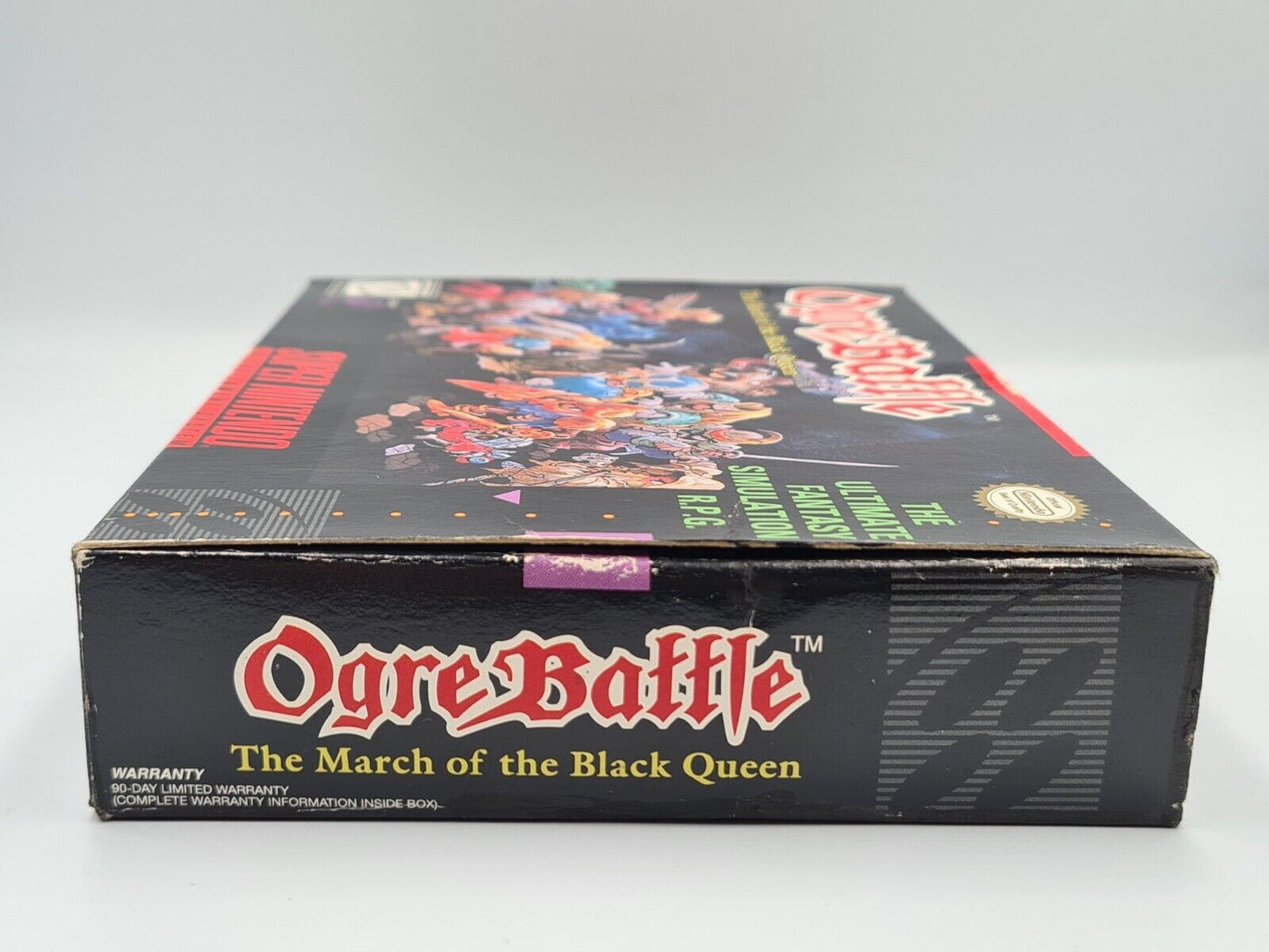 SNES Super Nintendo Ogre Battle mit OVP und Anleitung + Karten NTSC-USA - T-Retro-Games