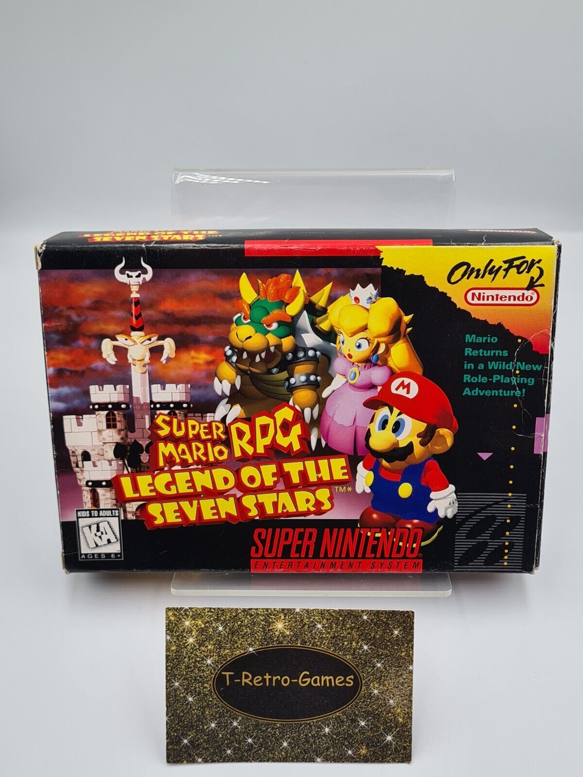 Super Nintendo Super Mario RPG Legend of The Seven Stars OVP + Anleitung USA