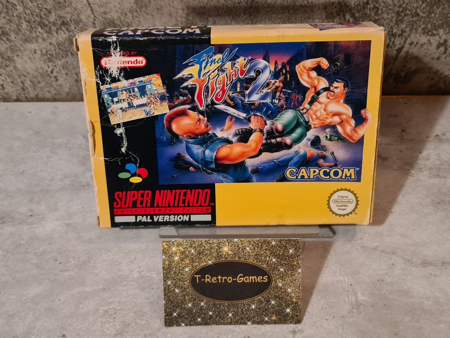 SNES Super Nintendo Final Fight 2 mit OVP und Anleitung NOE - T-Retro-Games