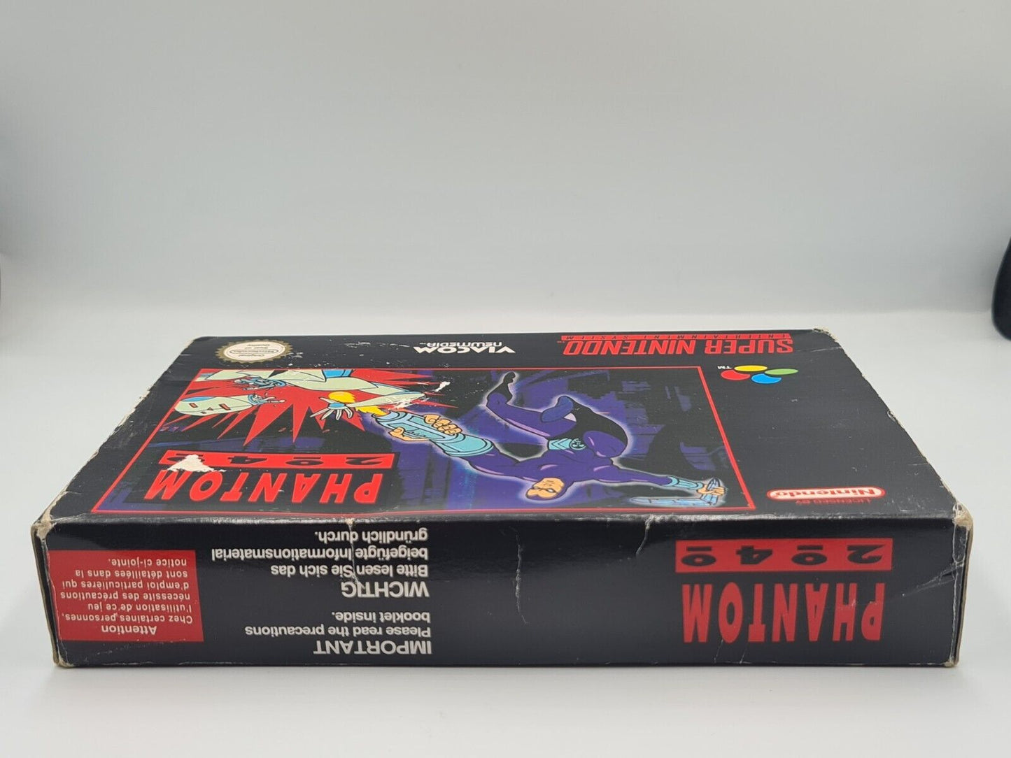 SNES Super Nintendo Phantom 2040 mit OVP und Anleitung EUR - T-Retro-Games
