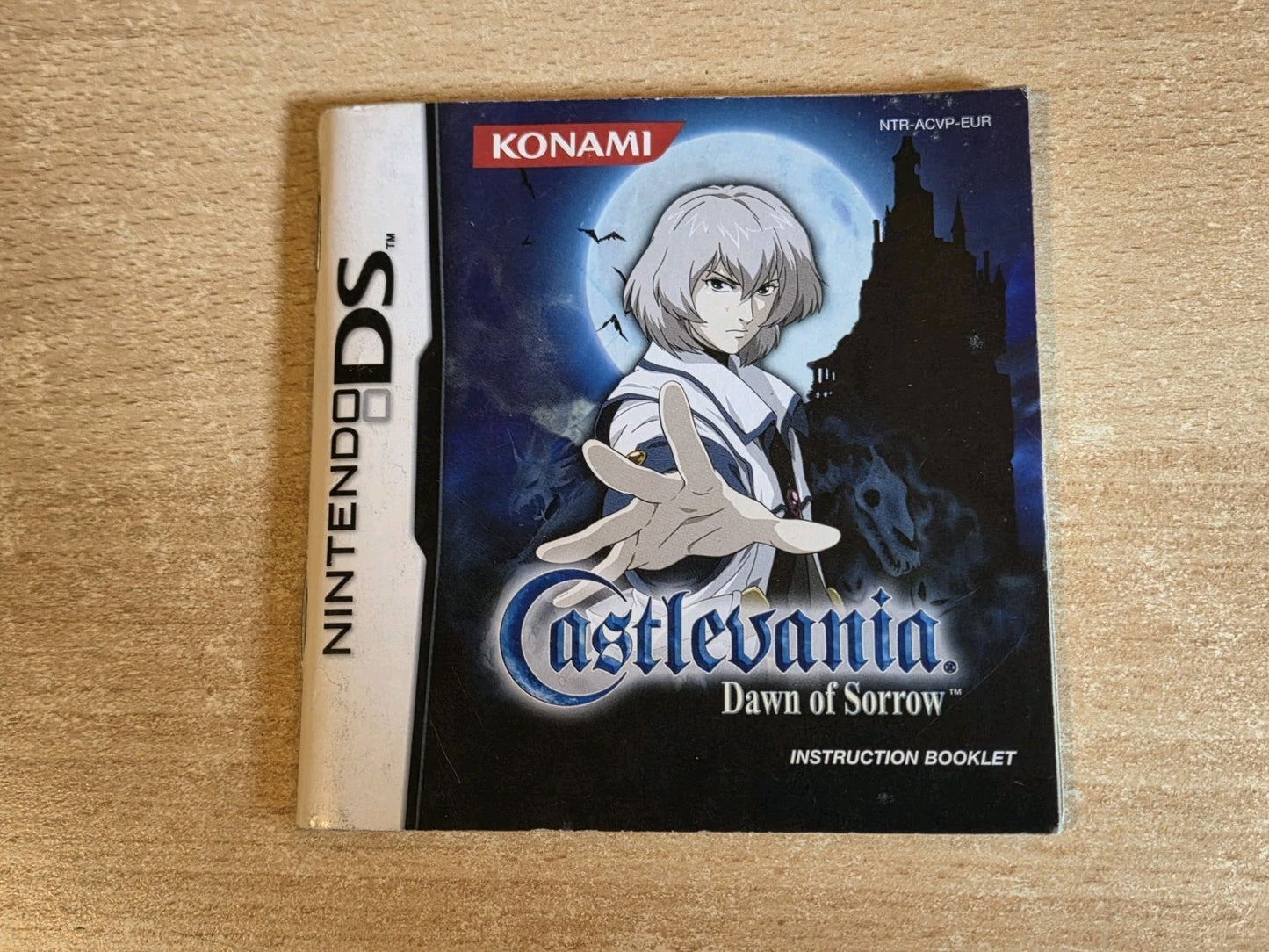 Nintendo DS Castlevania Dawn of Sorrow Spielanleitung Instruction Booklet EUR