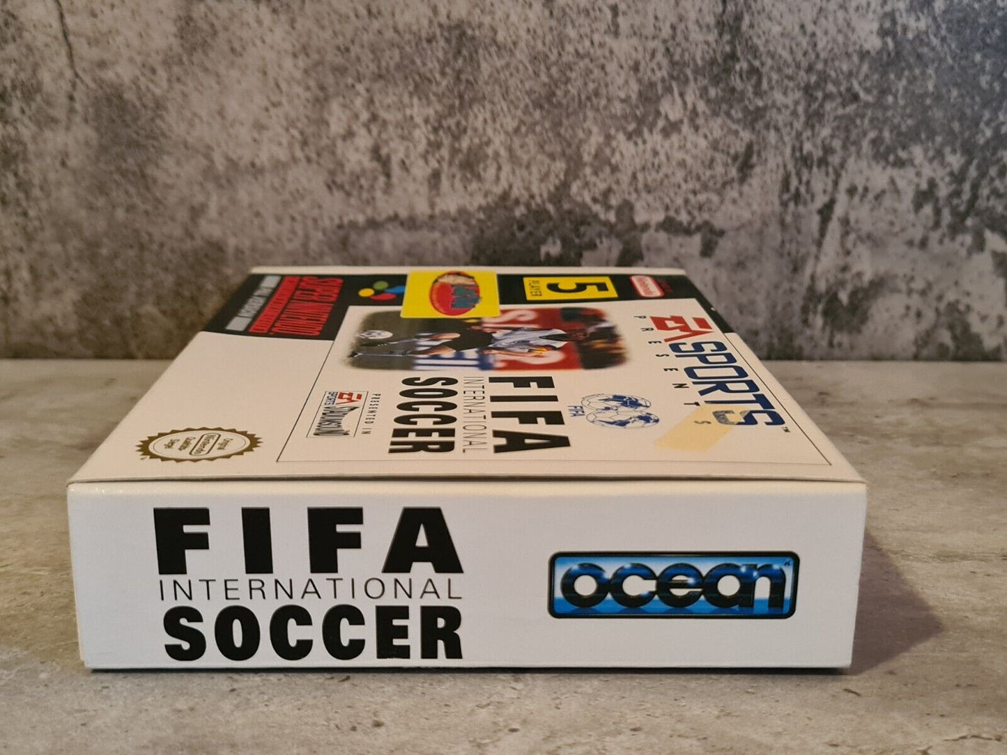 SNES Super Nintendo Fifa International Soccer mit OVP und Anleitung NOE - T-Retro-Games