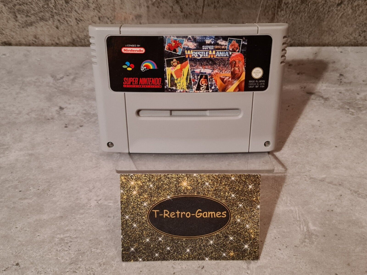 SNES Super Nintendo WWF Super Wrestlemania Modul FAH - T-Retro-Games