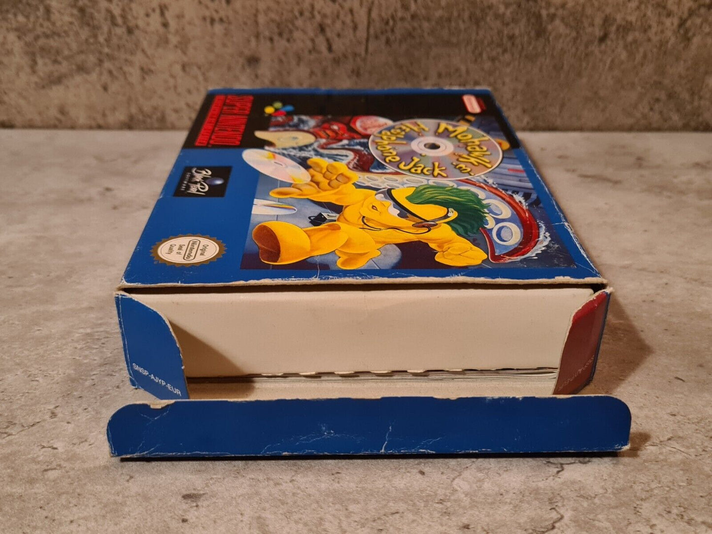 SNES Super Nintendo Mohawk & Headphone Jack mit OVP und Anleitung EUR - T-Retro-Games