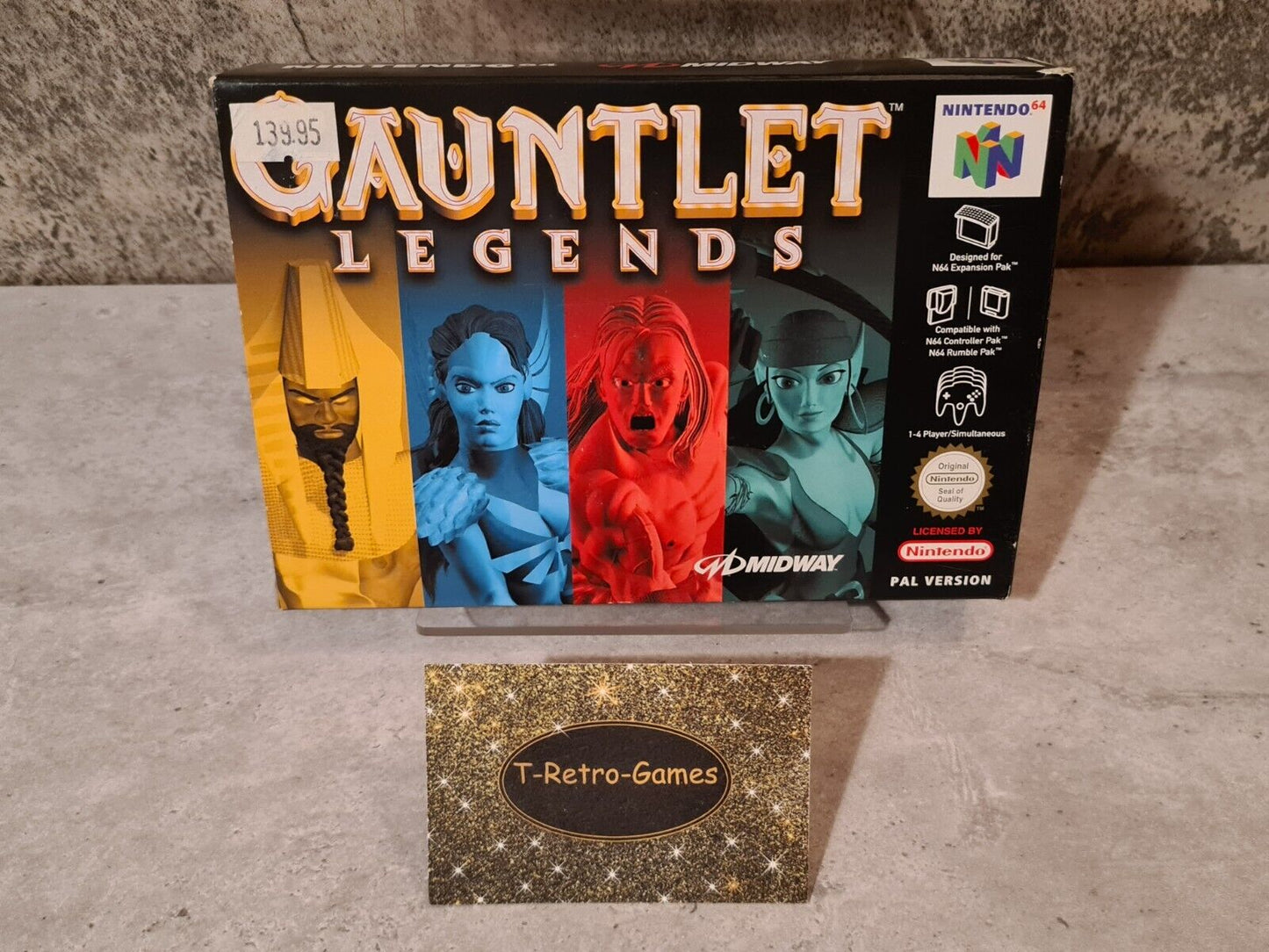 N64 Nintendo 64 Gauntlet Legends mit OVP und Anleitung EUR - T-Retro-Games