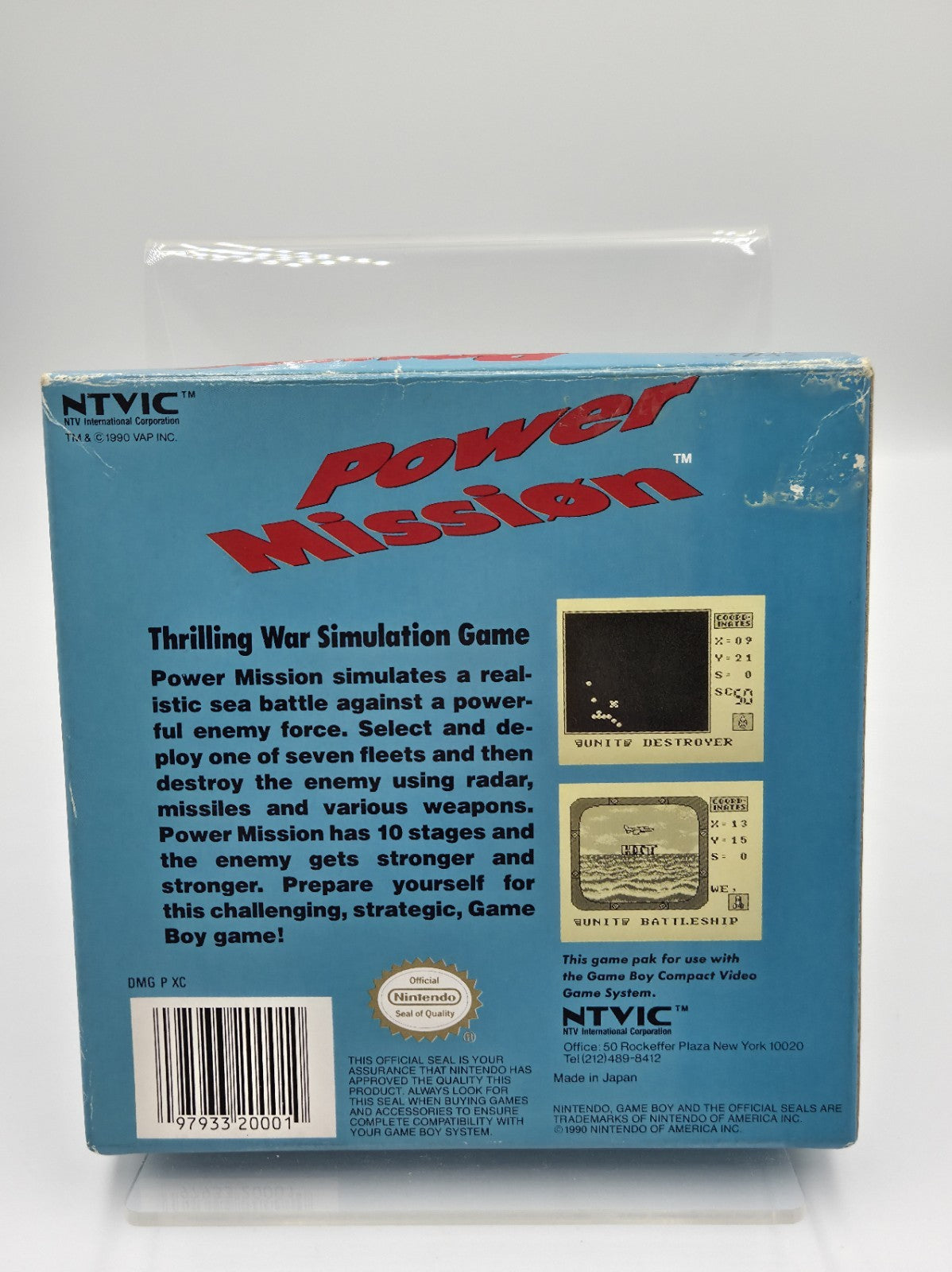 Nintendo Game Boy Classic Spiel Power Mission mit OVP und Anleitung USA
