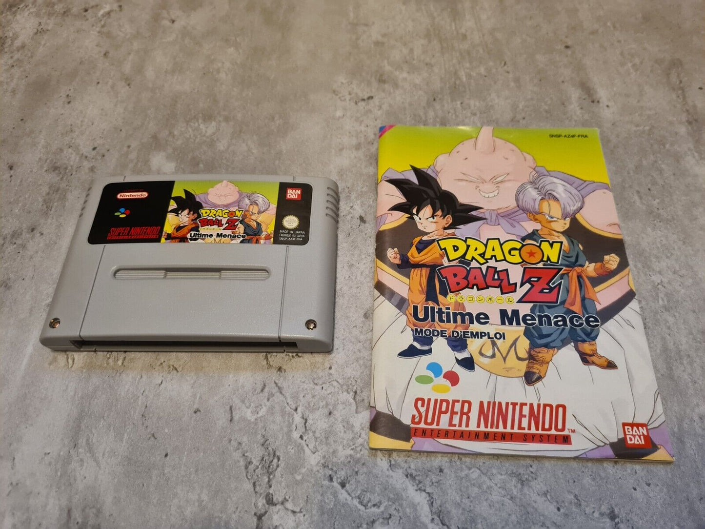 SNES Super Nintendo Dragon Ball Z Ultime Menace mit OVP und Anleitung FRA - T-Retro-Games
