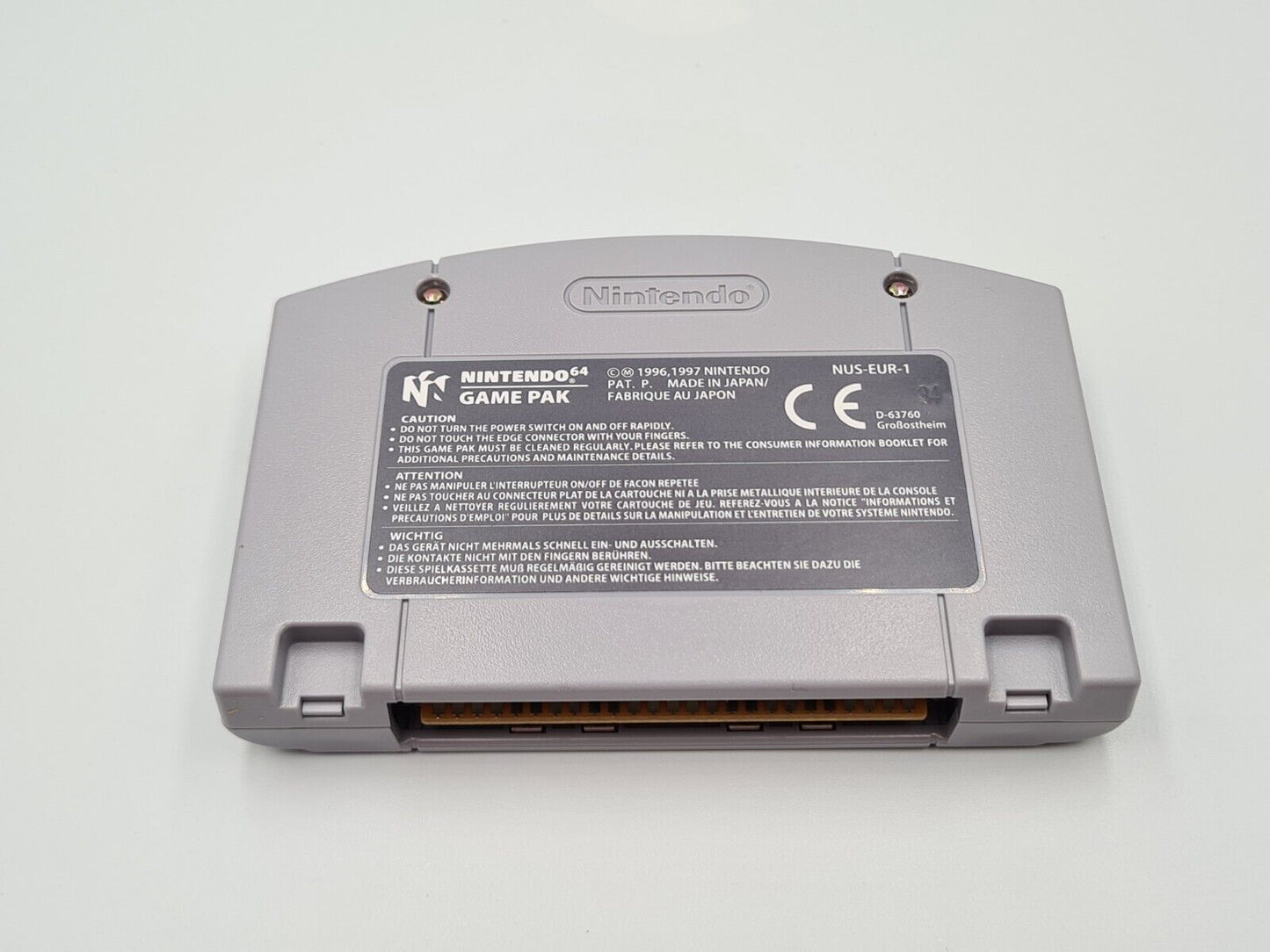 N64 Nintendo 64 F-1 World Grand Prix mit OVP und Anleitung NOE - T-Retro-Games