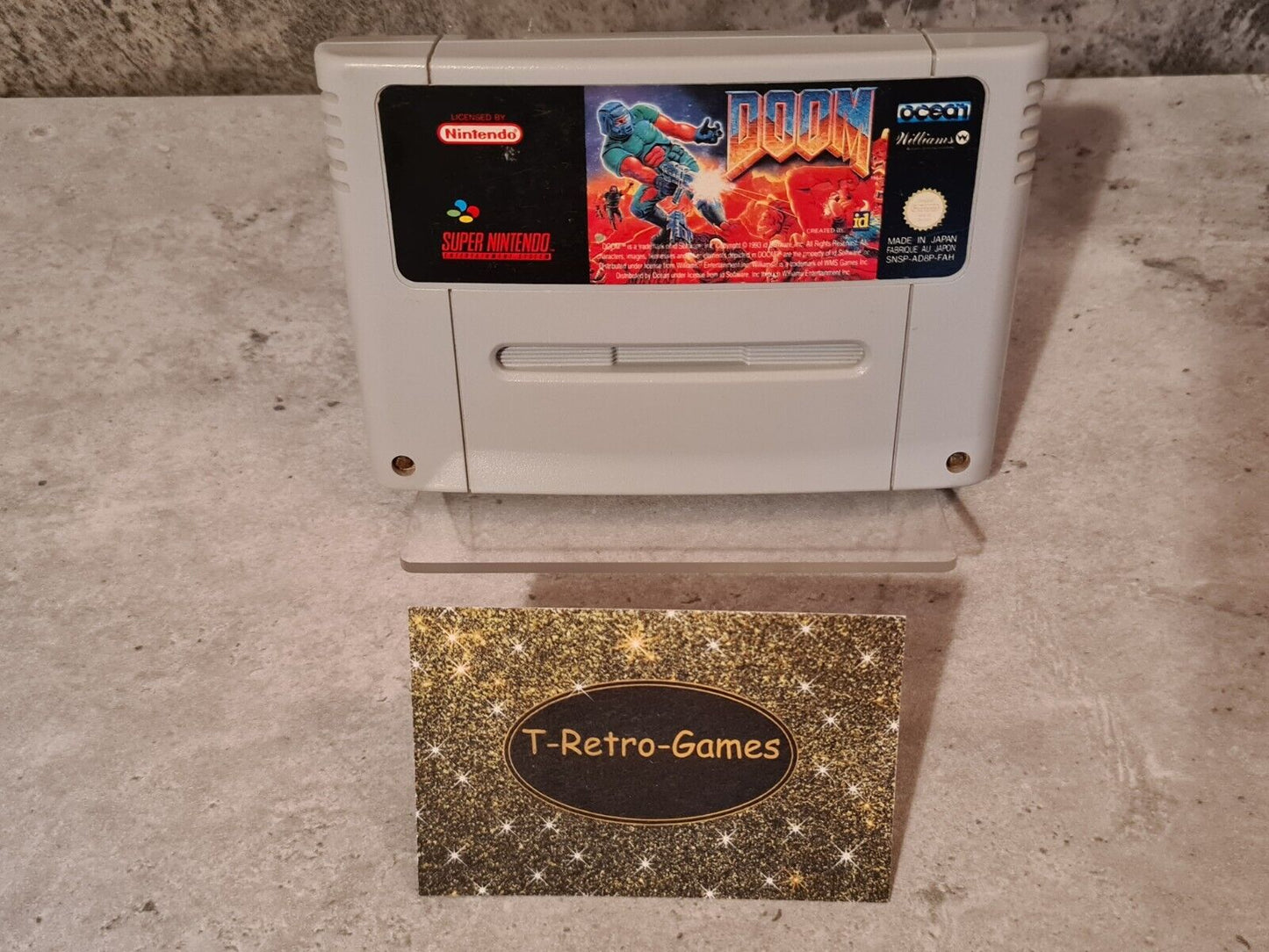 SNES Super Nintendo Doom Modul FAH - T-Retro-Games