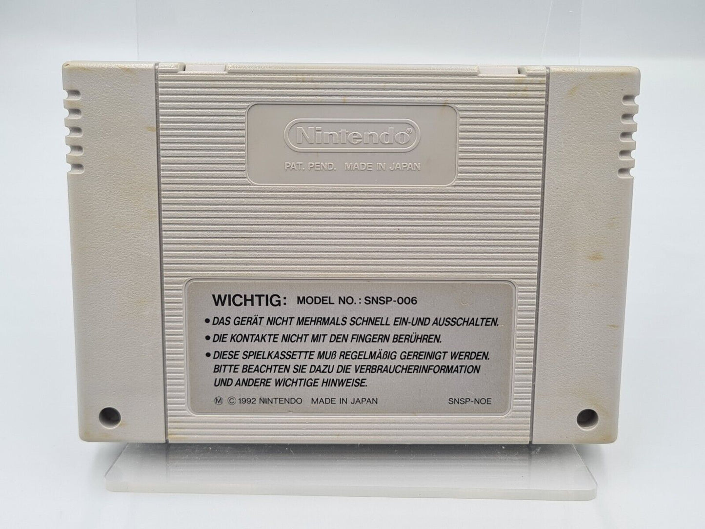 SNES Super Nintendo Another World Modul FRG - T-Retro-Games