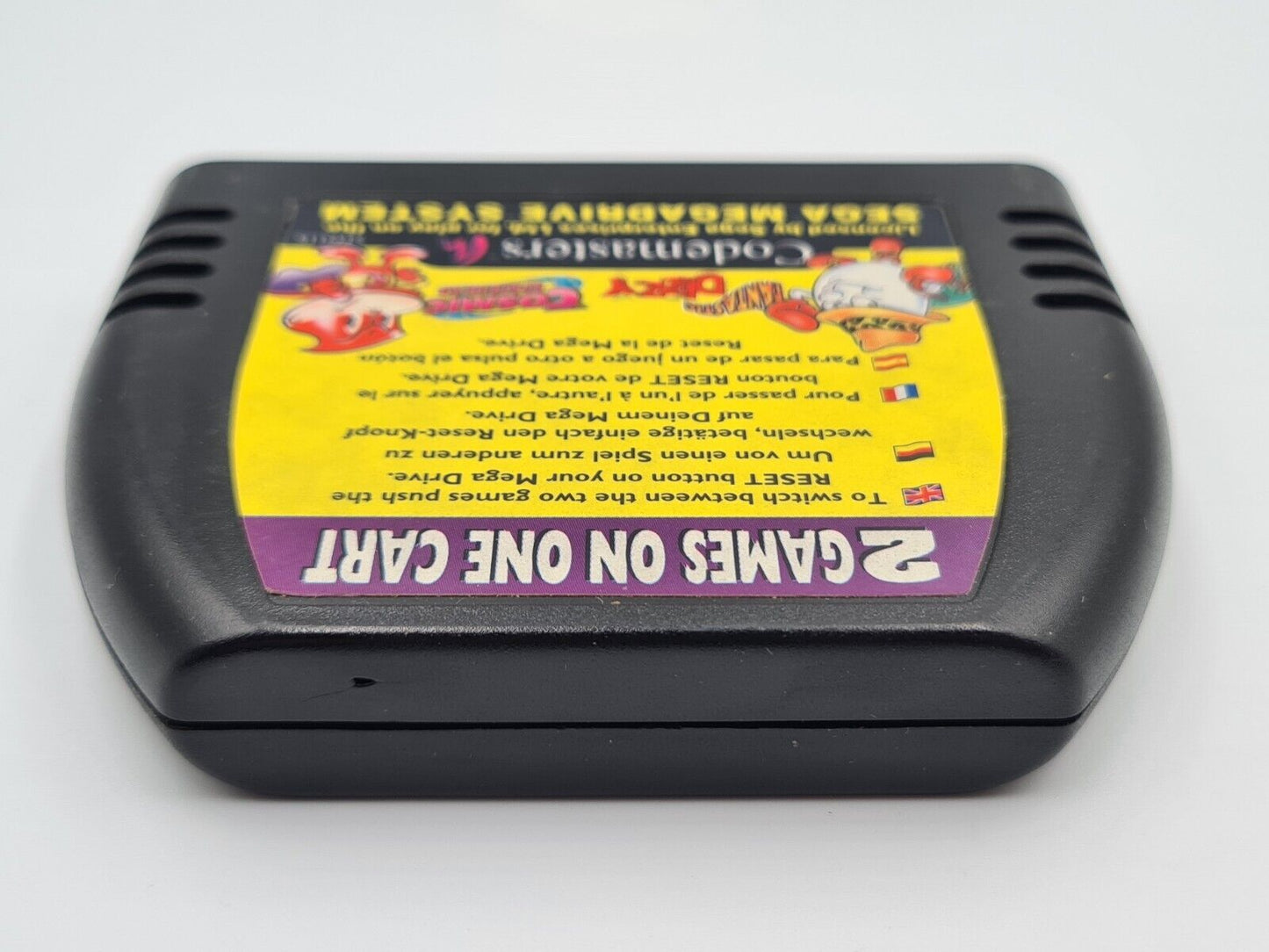 Sega Mega Drive Fantastic Dizzy/Cosmic Spacehead 2 in 1 mit OVP und Anleitung - T-Retro-Games