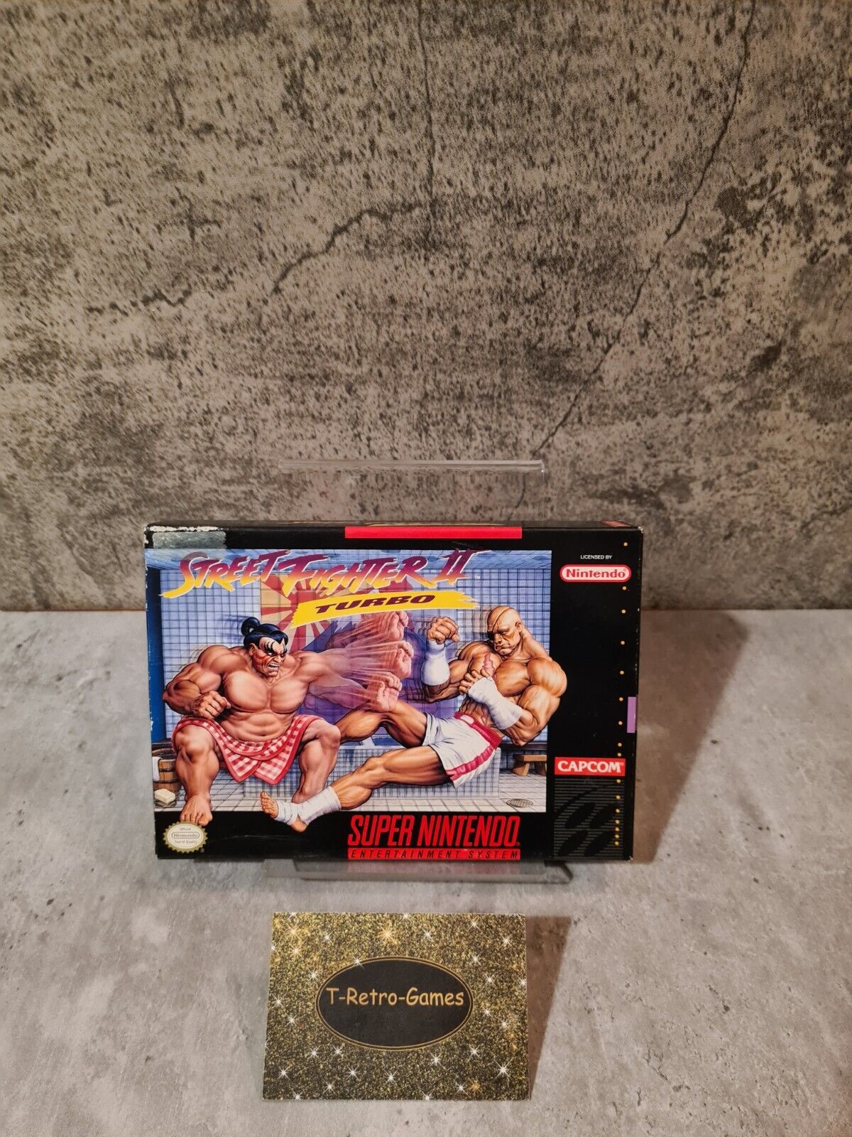 SNES Super Nintendo Street Fighter II Turbo mit OVP und Anleitung NTSC USA - T-Retro-Games