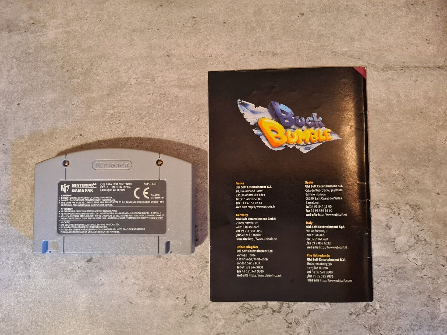 N64 Nintendo 64 Buck Bumble mit OVP und Anleitung EUR - T-Retro-Games