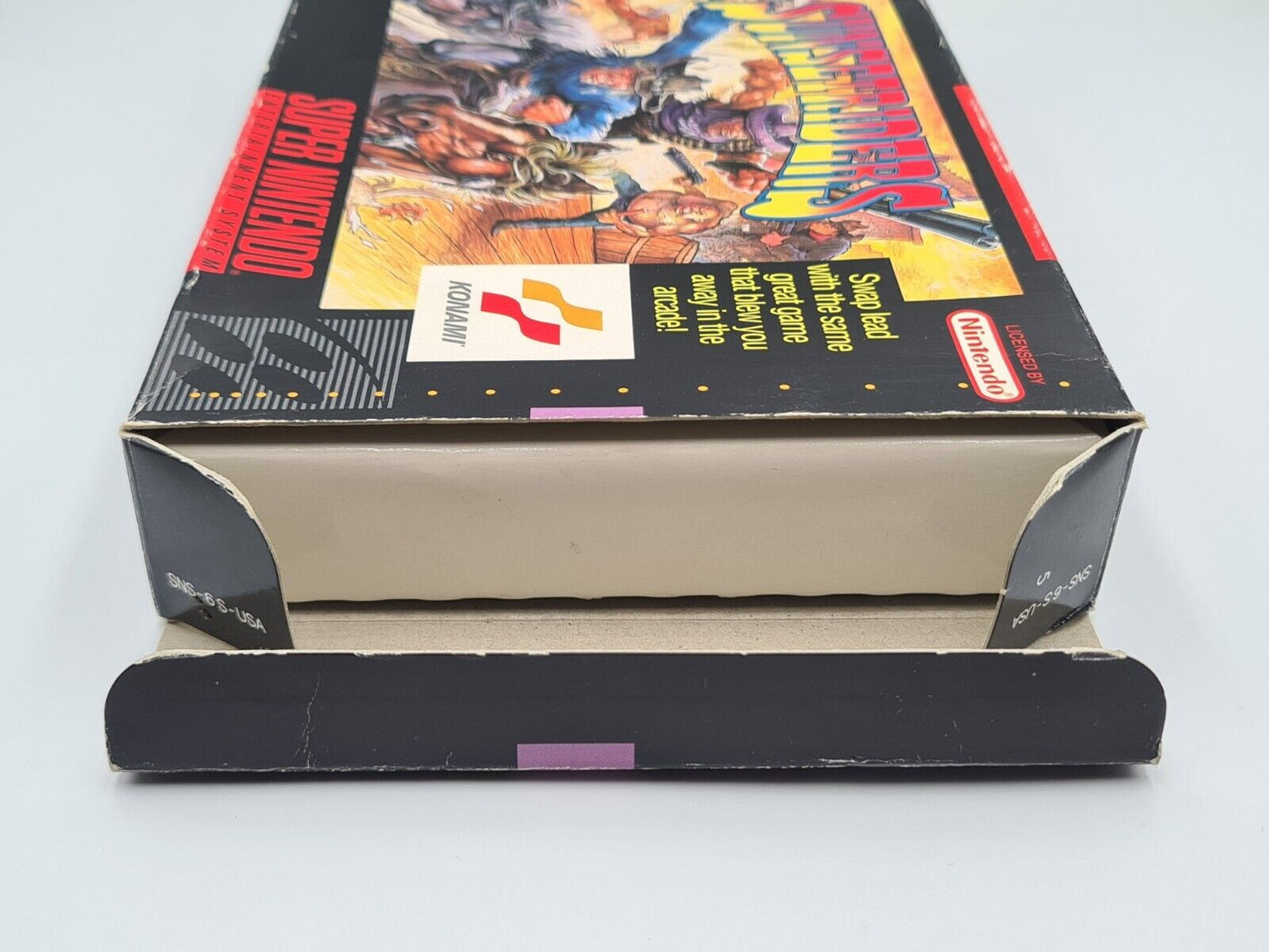 SNES Super Nintendo Sunset Riders mit OVP und Anleitung NTSC-USA - T-Retro-Games