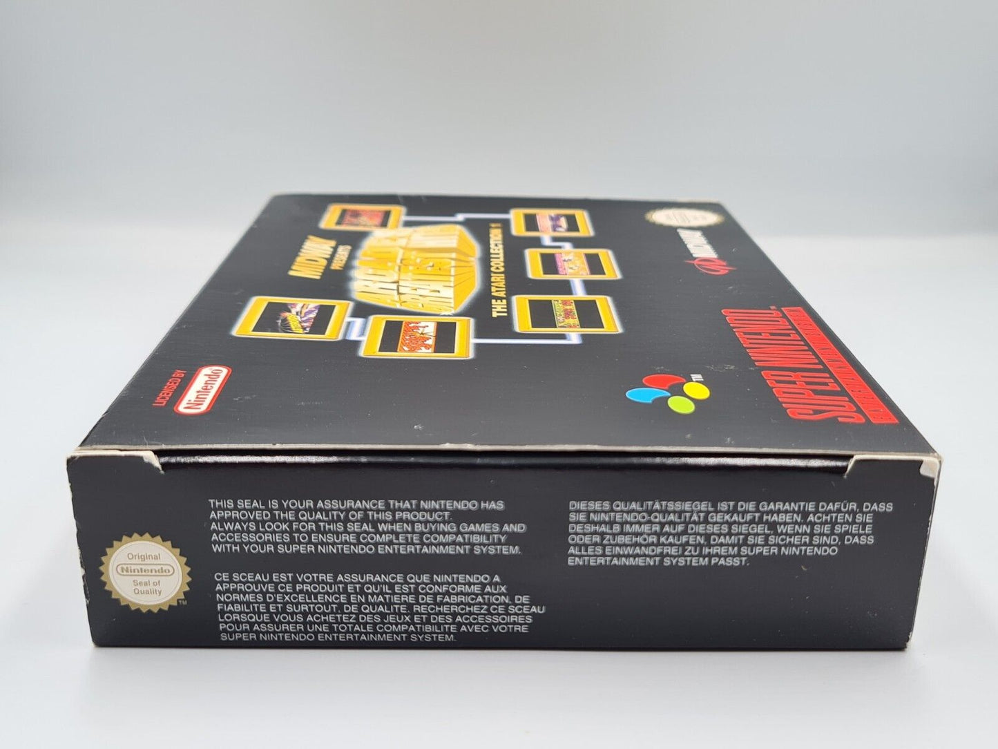 SNES Super Nintendo Arcade's Greatest Hits mit OVP und Anleitung EUR - T-Retro-Games