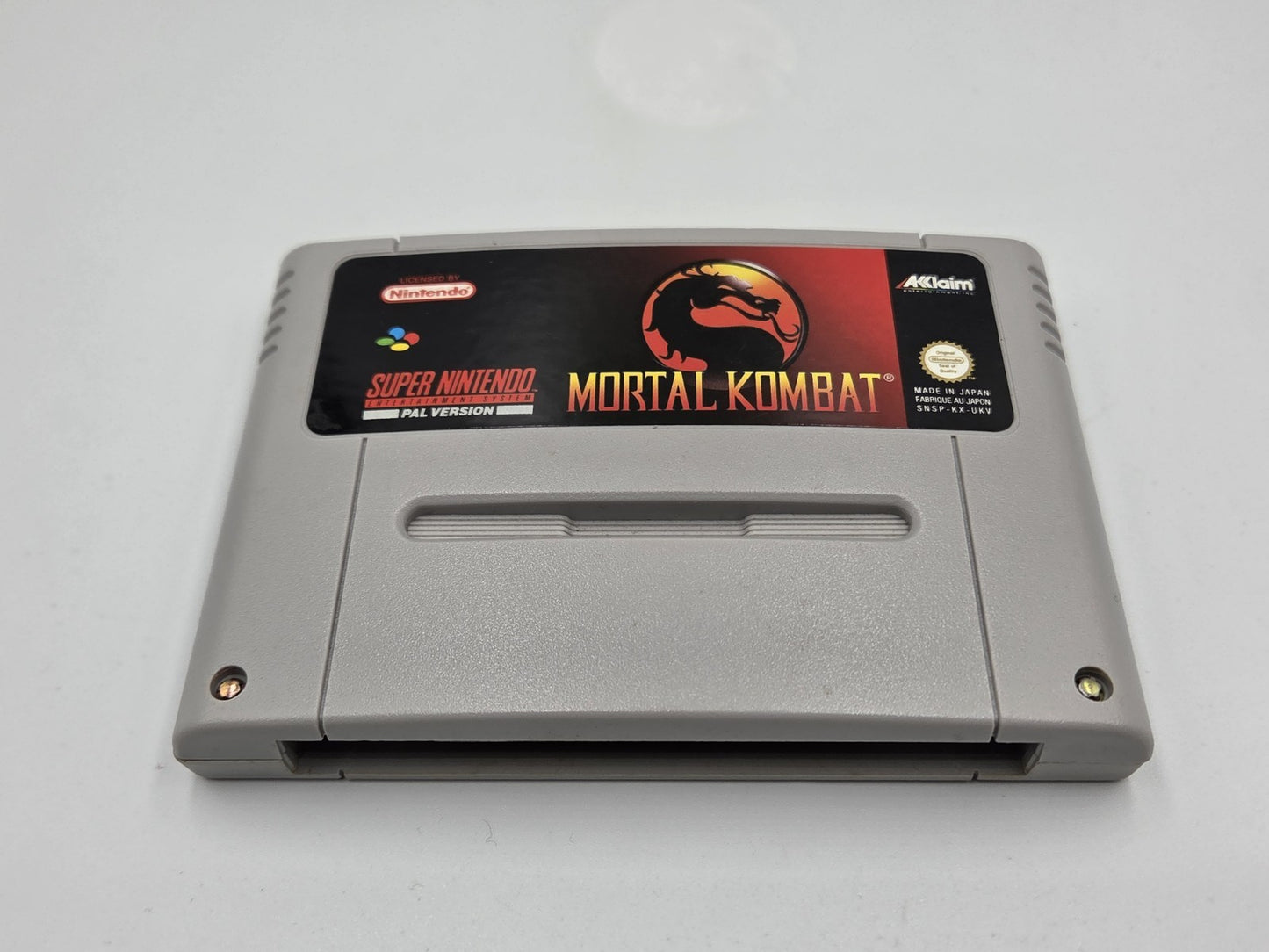 SNES Super Nintendo Mortal Kombat mit OVP und Anleitung EUR - T-Retro-Games