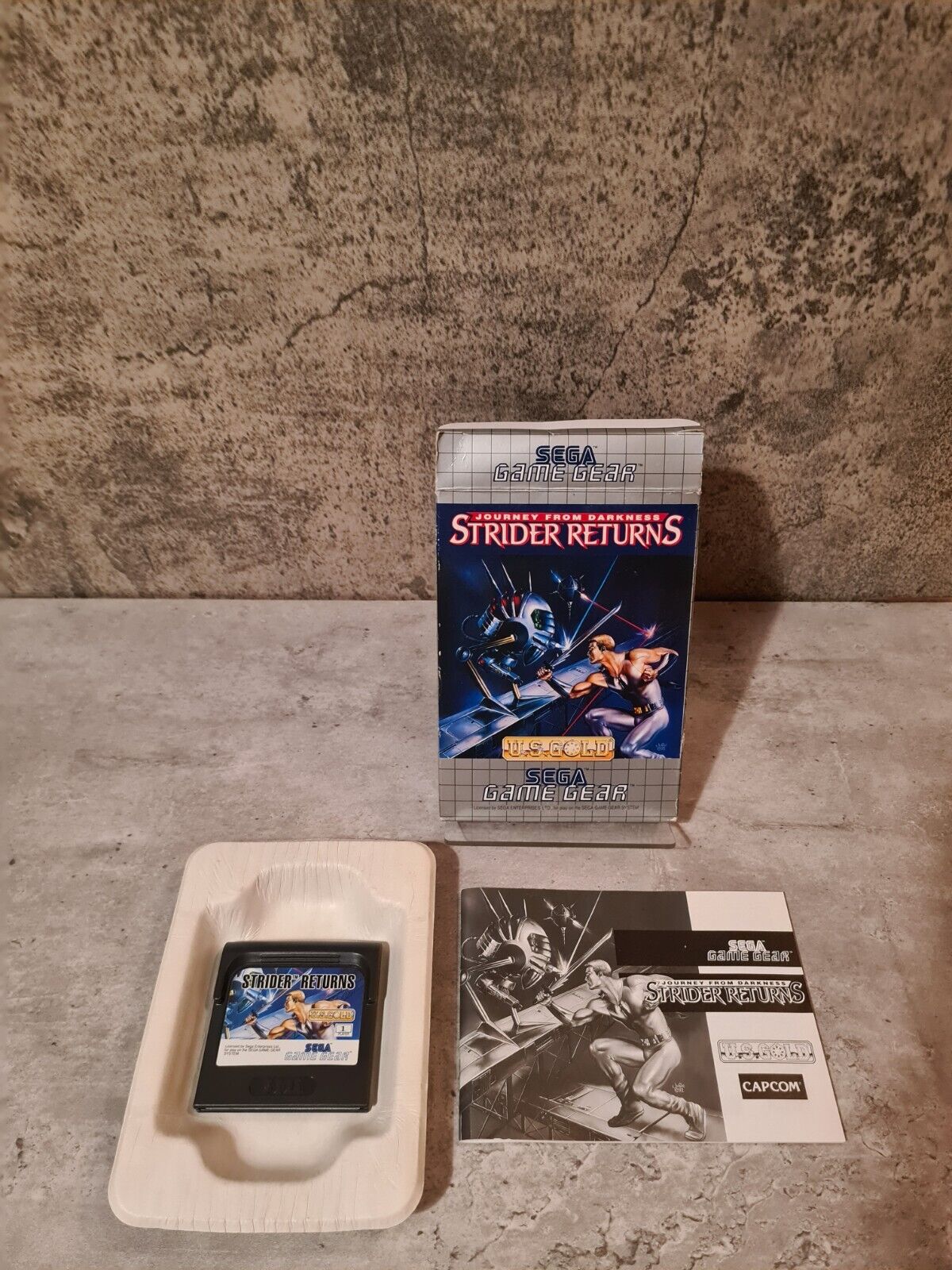 Sega Game Gear Strider Returns mit OVP und Anleitung Multi Language - T-Retro-Games