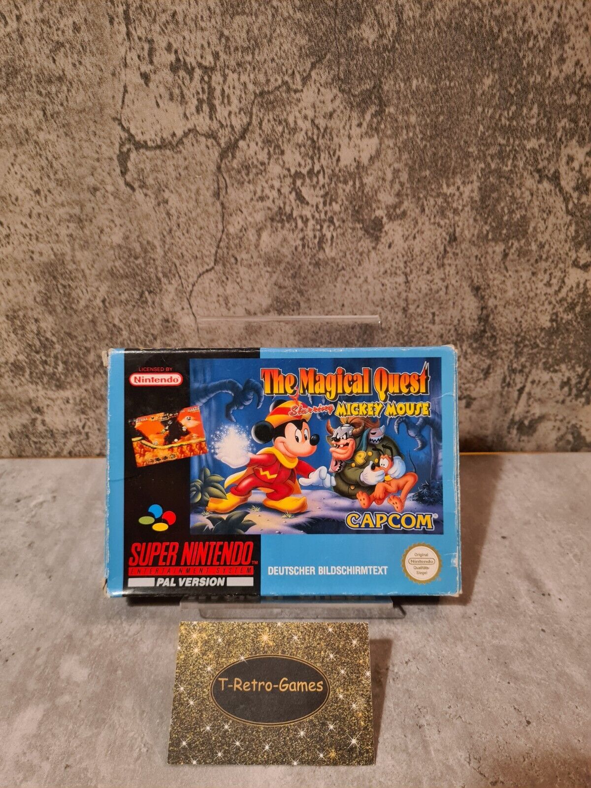 Super Nintendo The Magical Quest Starring Mickey Mouse mit OVP + Anleitung NOE