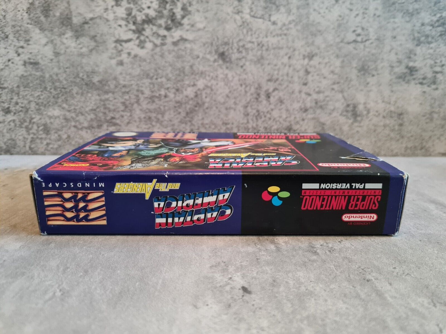 SNES Super Nintendo Captain America and The Avengers mit OVP und Anleitung EUR - T-Retro-Games