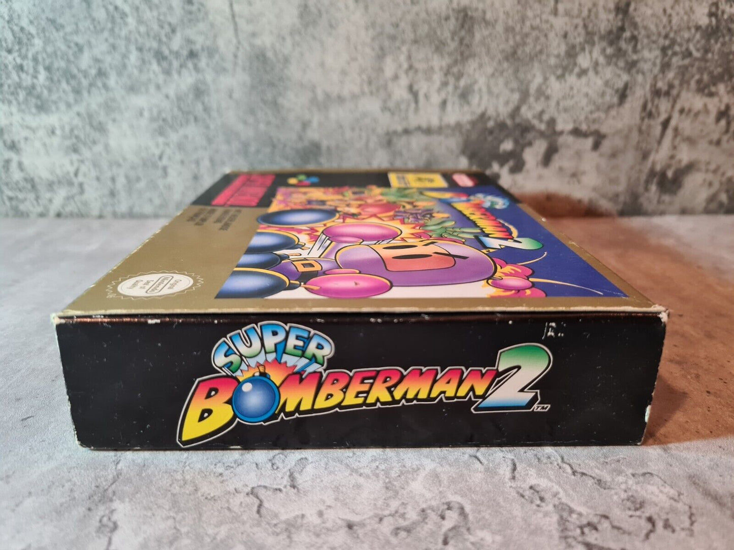 SNES Super Nintendo Super Bomberman 2 mit OVP und Anleitung FAH - T-Retro-Games
