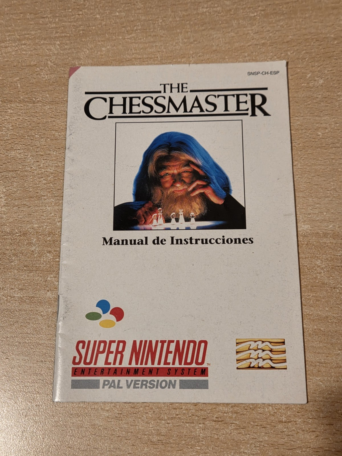 SNES Super Nintendo The Chessmaster Spielanleitung Instruction Booklet ESP