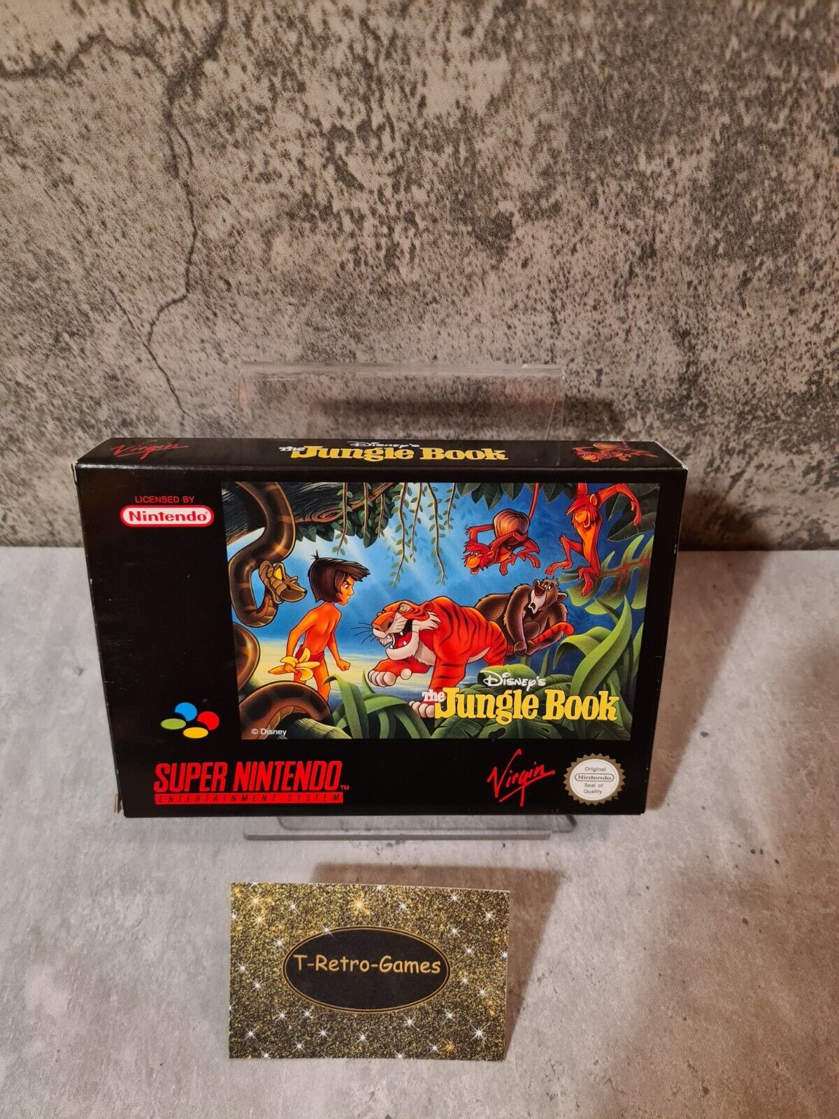 SNES Super Nintendo Disney's The Jungle Book mit OVP und Anleitung HOL - T-Retro-Games