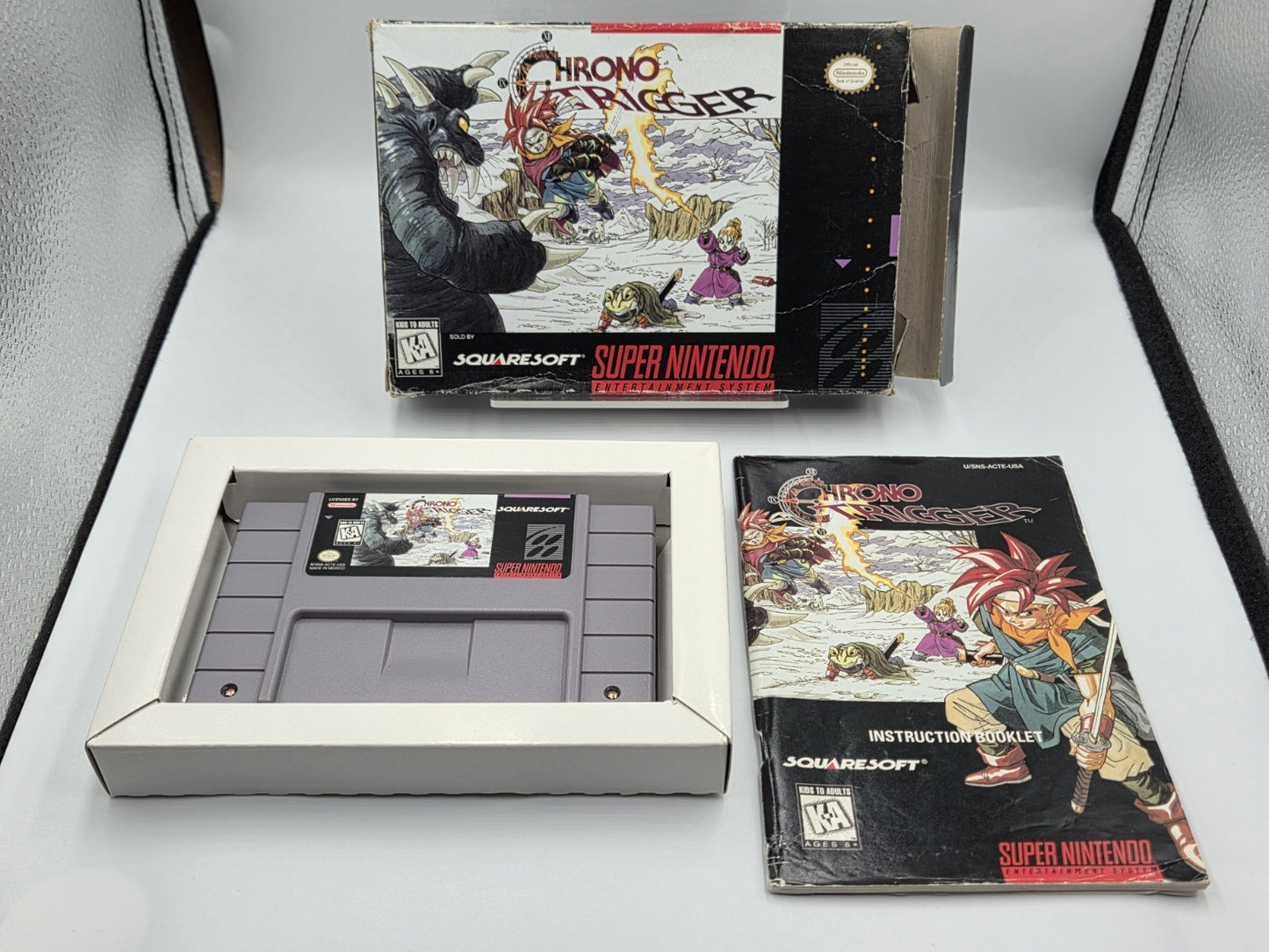 SNES Super Nintendo Chrono Trigger mit OVP und Anleitung NTSC-USA