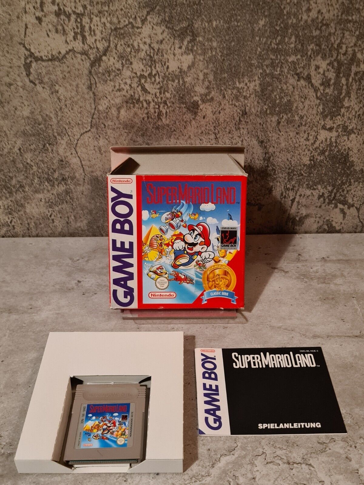 Nintendo Game Boy Classic Super Mario Land mit OVP und Anleitung NOE - T-Retro-Games