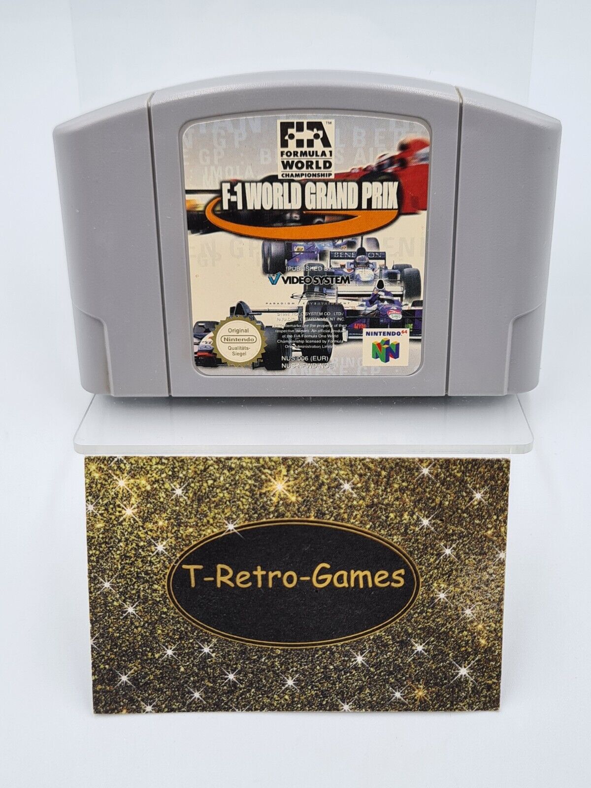 N64 Nintendo 64 F-1 World Grand Prix EUR Modul - T-Retro-Games