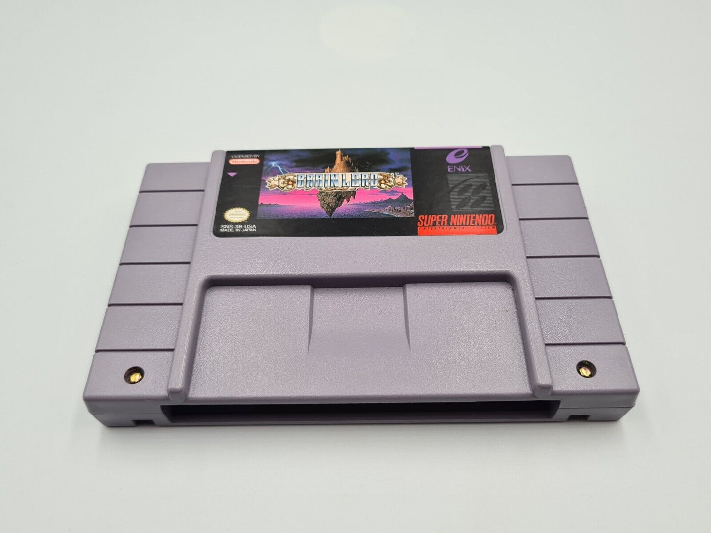 SNES Super Nintendo Brain Lord mit OVP und Anleitung NTSC-USA - T-Retro-Games
