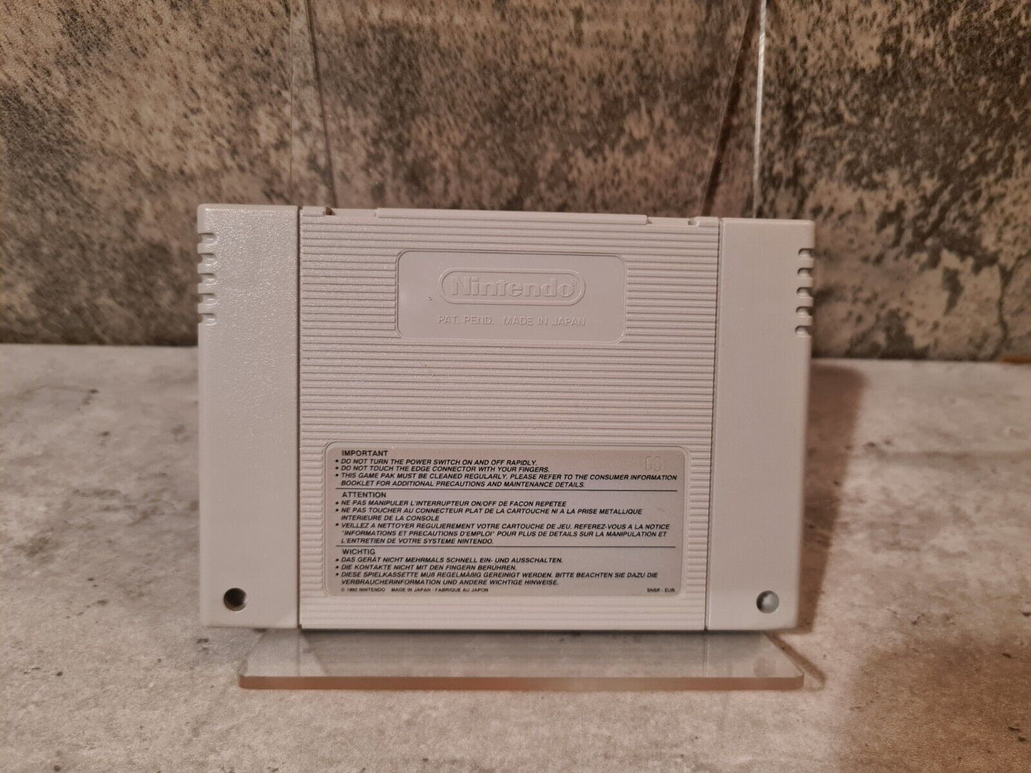 SNES Super Nintendo Ninja Warriors: The New Generation Modul EUR - T-Retro-Games