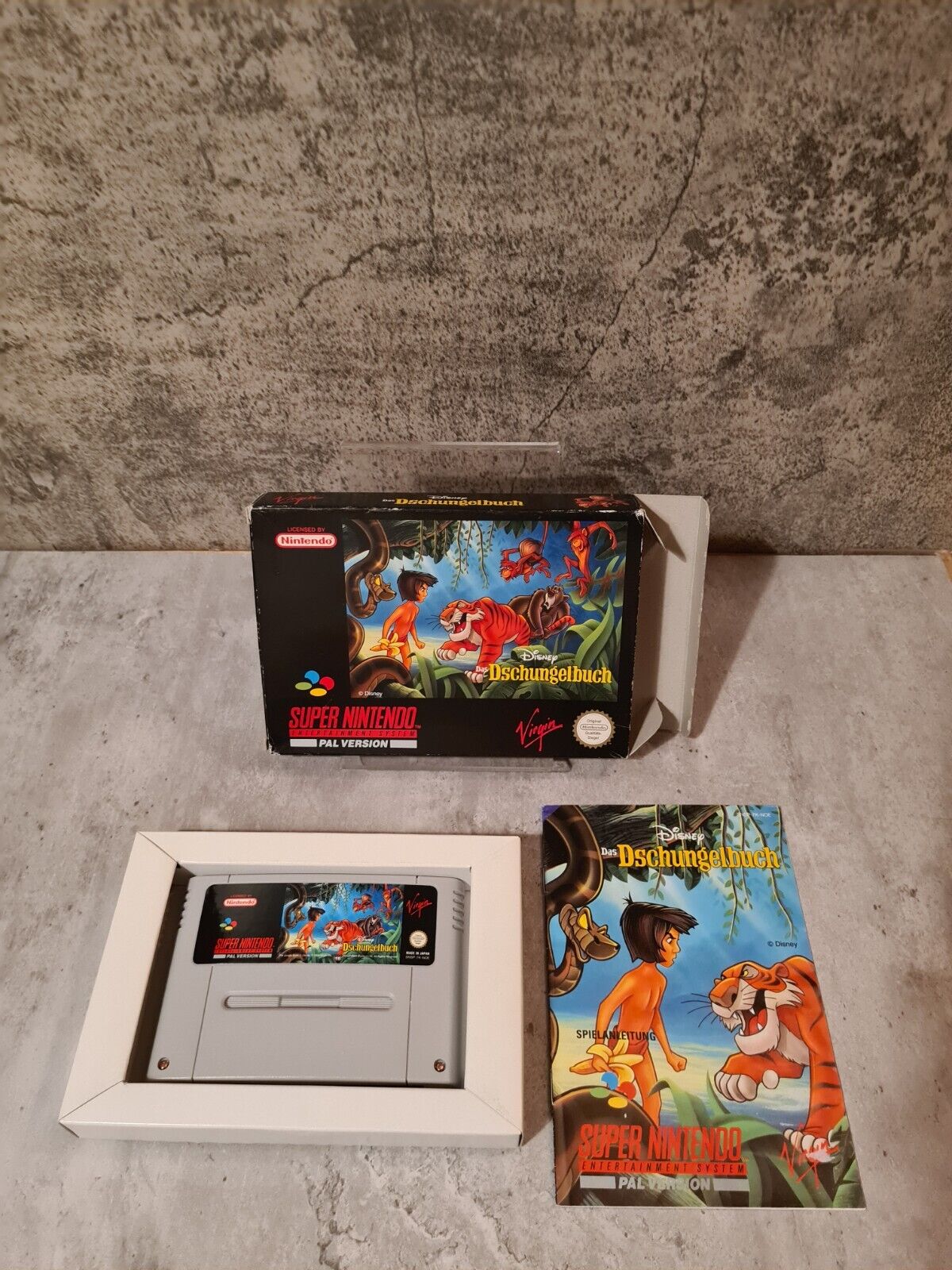 SNES Super Nintendo Disney Das Dschungelbuch mit OVP und Anleitung NOE - T-Retro-Games