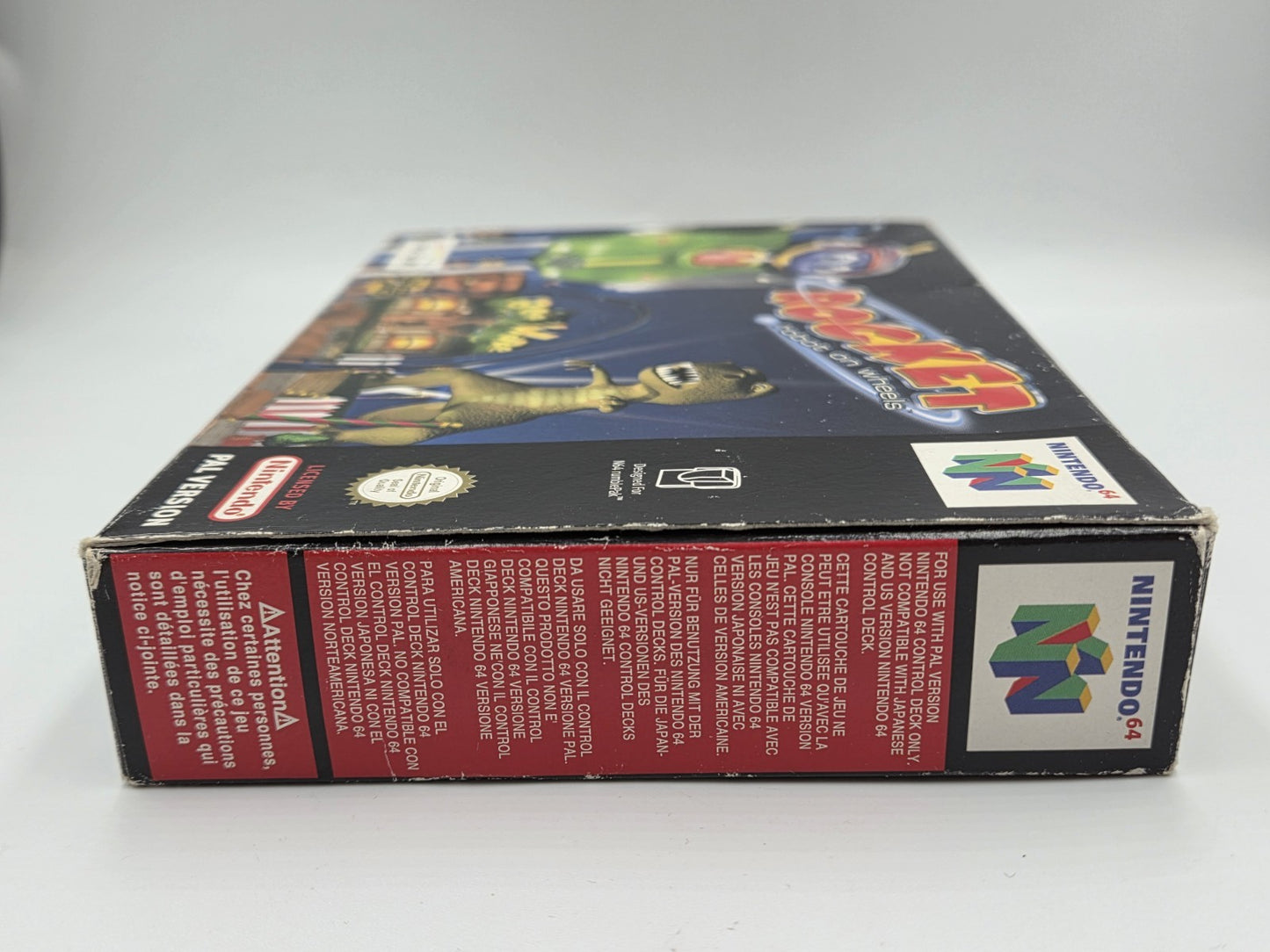 N64 Nintendo 64 Rocket Robot On Wheels mit OVP und Anleitung EUR